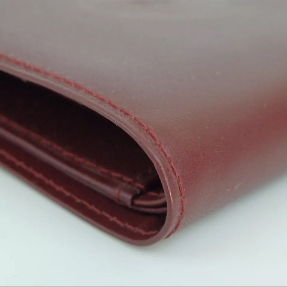 AUTH Must De Cartier Leather Bifold Wallet - Picture 6 of 11